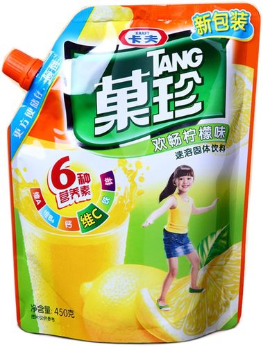 卡夫果珍-壶嘴装-欢畅柠檬味400g: 亚马逊中国: 食品