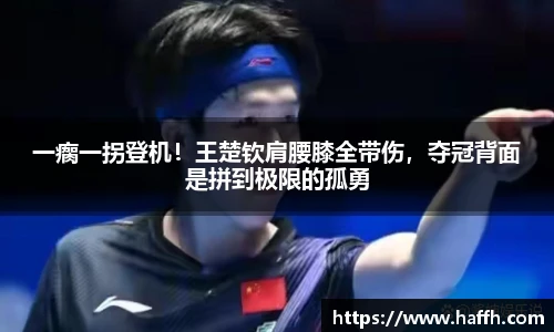 一瘸一拐登机！王楚钦肩腰膝全带伤，夺冠背面是拼到极限的孤勇